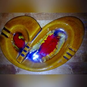 Wade Of California Boomerang Ashtray #698 - Mid-Century Retro Ashtray Immaculate